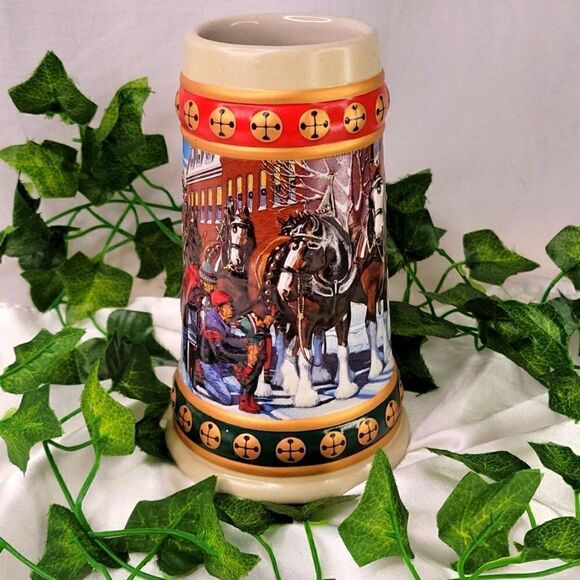 Budweiser. 1993 Hometown Holiday. Handcrafted in Brazil. Like New/Never Used - Picture 2 of 10